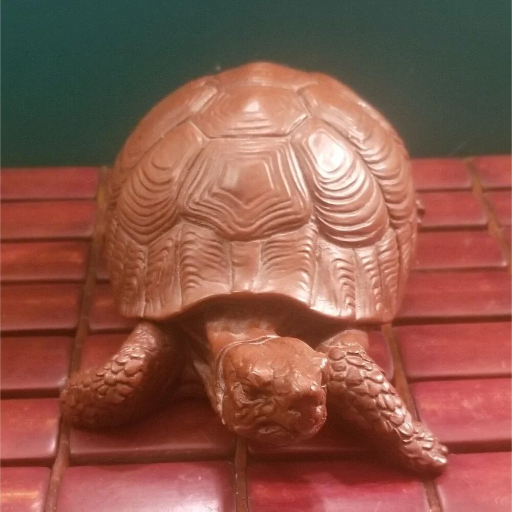 Vintage Red Mill Turtle Figurine 7